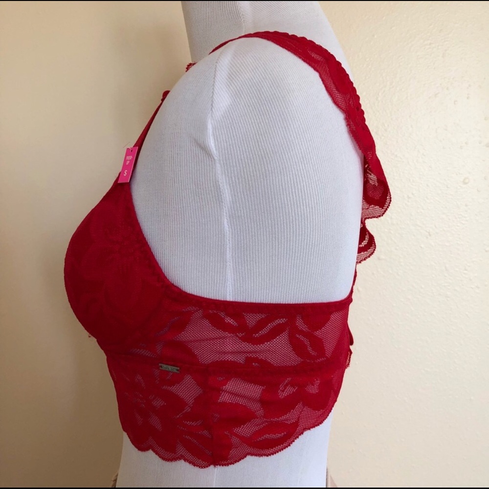 NWT Victoria’s Secret Pink Push-up red bra 💄 - Picture 4 of 5